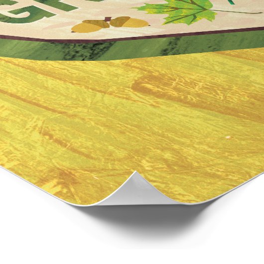 飢えた毛虫 |環境にやさしいことをしよう ポスター (角)