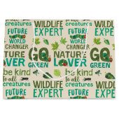 飢えた毛虫 | Future World Changer Pattern ラージペーパーバッグ (正面)