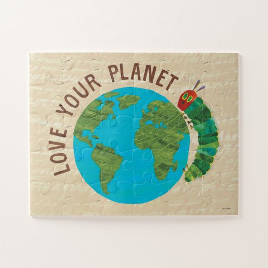 飢えた毛虫 | Love Your Planet – 子供 ジグソーパズル (横)