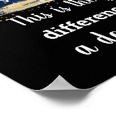 飢えた犬の引用文バイマークトウェイン ポスター (角)