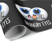 飢えた目おもしろい眼球プンダークBG ラッピングペーパー (ロールコーナー)