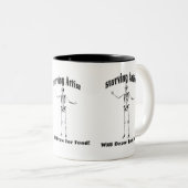 飢えた芸術家のマグ ツートーンマグカップ (正面右)