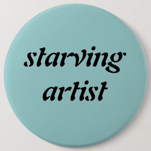 飢えた芸術家ピン 缶バッジ (正面)