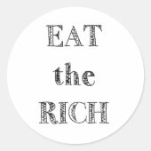 飢えた ラウンドシール (正面)