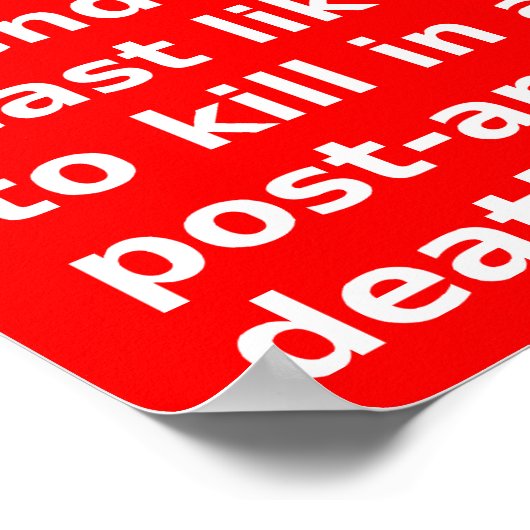 飢餓のゲームのポスタおもしろいーサイン ポスター (角)