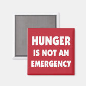 飢餓は緊急健康ダイエットではない マグネット (正面/裏面)