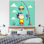 飢餓 キャンバスプリント (インサイチュ (寝室))