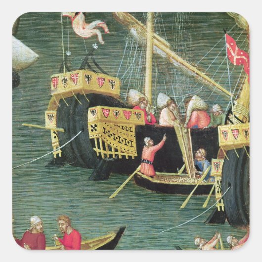 飢饉の聖ニコ救ラ・ミラ スクエアシール (正面)