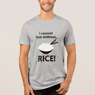 飯なしでは生きられない丼 トライブレンドTシャツ