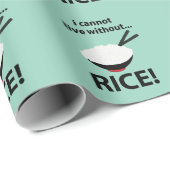 飯なしでは生きられない丼 ラッピングペーパー (ロールコーナー)