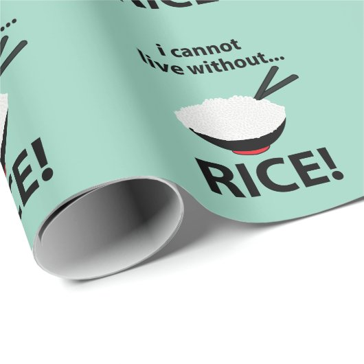 飯なしでは生きられない丼 ラッピングペーパー (ロールコーナー)