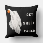 飲おもしろいみ大人ハロウィン幽霊 クッション (裏面)