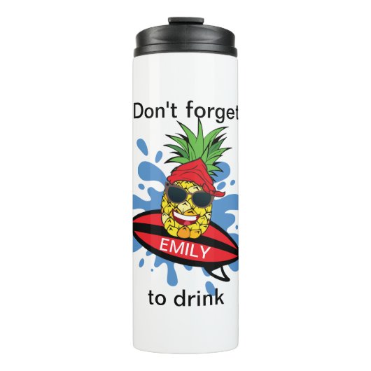 飲おもしろいみ忘れない タンブラー (正面)