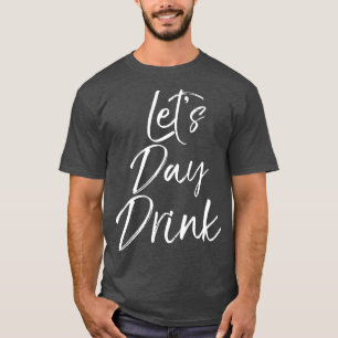 飲おもしろいみ日引用文パーティー週末ギフトレット Tシャツ