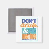 飲まずに会議に移動 マグネット (正面/裏面)