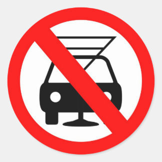飲まずに運転するな ラウンドシール