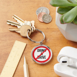 飲まず運転しない看板 | Premium Keychain キーホルダー