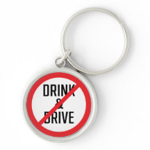 飲まず運転しない看板 | Premium Keychain
