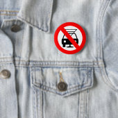飲まないし、運転しないで下さい 缶バッジ (インサイチュ)