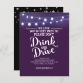 飲まないでドライブのサイン (正面/裏面)