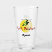 飲まないでフライタイプブラックハロウィンおもしろい タンブラーグラス (裏面)