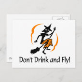 飲まないで魔女を飛ばす ポストカード (正面/裏面)