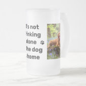 飲まない独り犬の恋人2ペットの写真 フロストグラスビールジョッキ (正面右)