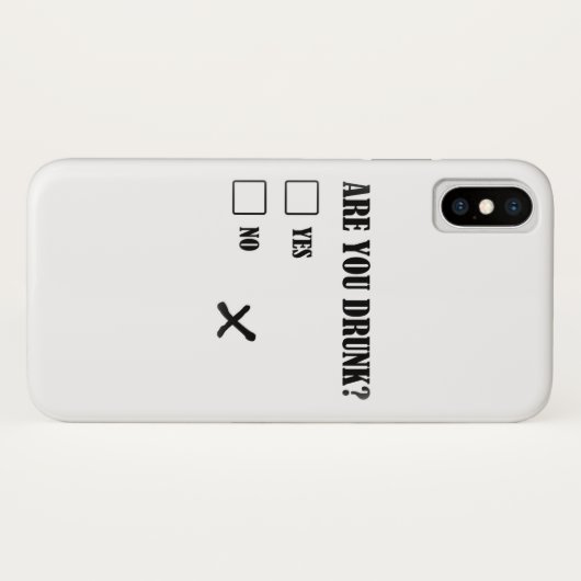 飲まれたおもしろいなテキストメッセージのイラストレーションのquesあります Case-Mate iPhoneケース (裏面(横))