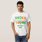 飲まれたセントパトリックのおもしろいな日 Tシャツ (正面フル)
