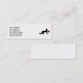 飲まれるアルコール スキニー名刺 (正面/裏面)