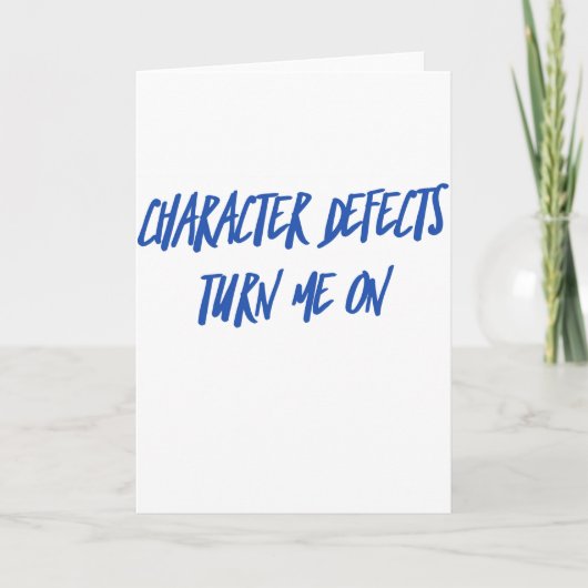 飲まれる性格上の欠点の回復冷静 カード (正面)