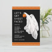 飲みおもしろいた大人ハロウィーン幽霊パーティー 招待状 (スタンド正面)