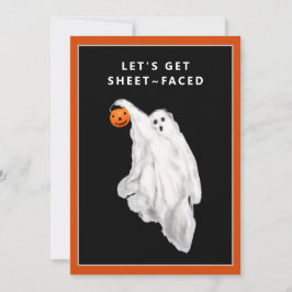 飲みおもしろいた大人ハロウィーン幽霊パーティー 招待状