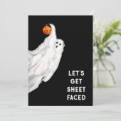 飲みおもしろいた大人ハロウィーン幽霊パーティー 招待状 (スタンド正面)