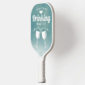 飲みおもしろいの考え練習を言ったグリーン ピックルボールラケット (左)