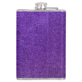 飲みおもしろい引用文グリッタースパークルグラムスタイリッシュ フラスク (裏面)