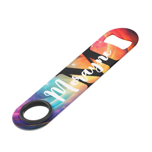 飲みおもしろい引用文レインボー銀河系クフェミニンイーン スピード栓抜き (裏面アングル)