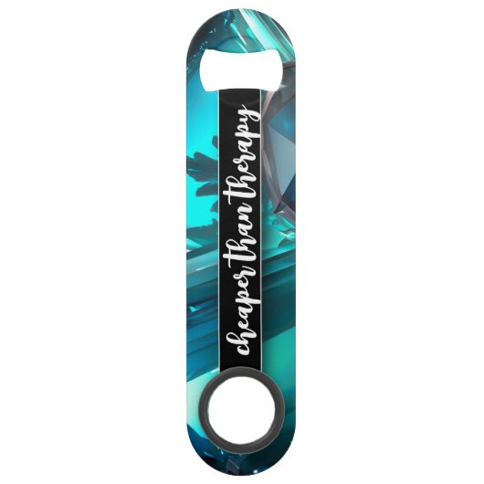 飲みおもしろい引用文抽象芸術水中結晶 スピード栓抜き (正面)