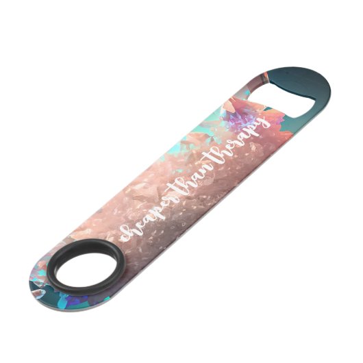 飲みおもしろい引用文抽象芸術水中結晶 スピード栓抜き (正面アングル)