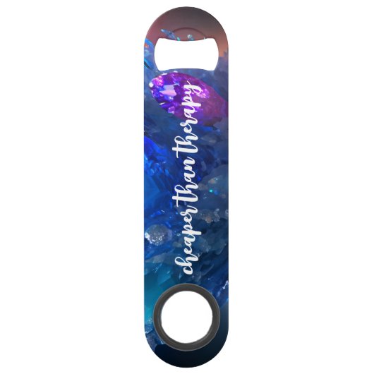 飲みおもしろい引用文抽象芸術水中結晶 スピード栓抜き (正面)