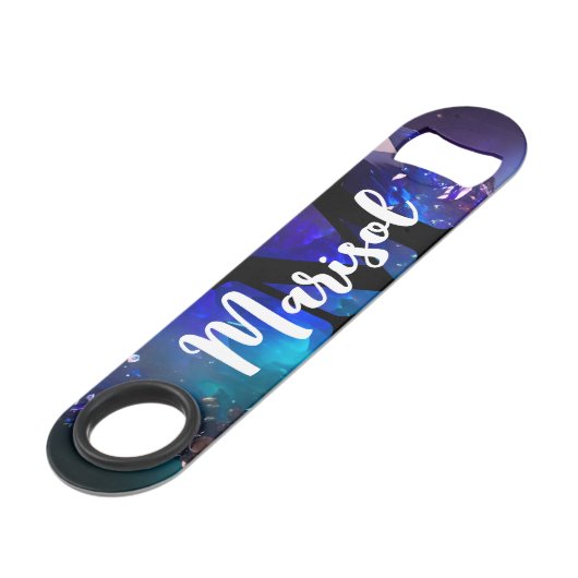 飲みおもしろい引用文抽象芸術水中結晶 スピード栓抜き (裏面アングル)