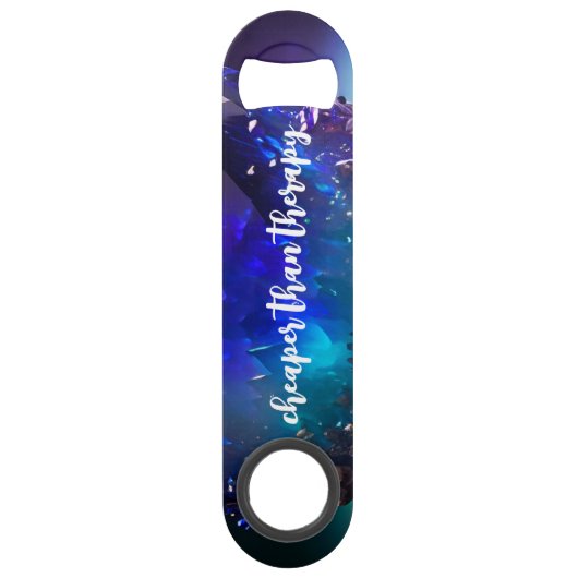 飲みおもしろい引用文抽象芸術水中結晶 スピード栓抜き (正面)