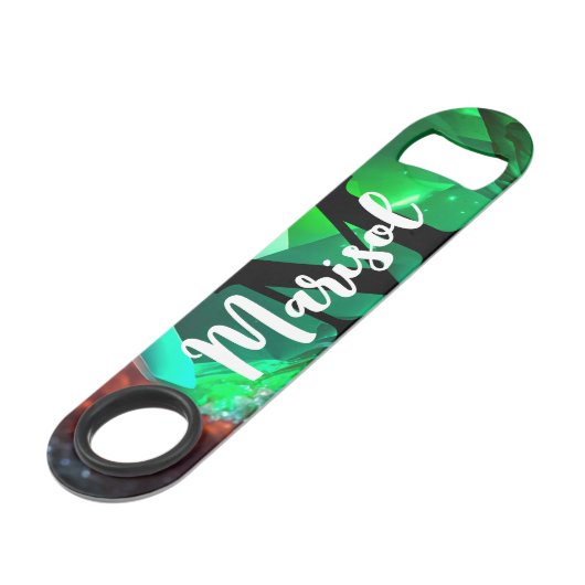 飲みおもしろい引用文抽象芸術水中結晶 スピード栓抜き (裏面アングル)