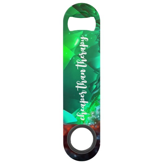 飲みおもしろい引用文抽象芸術水中結晶 スピード栓抜き (正面)