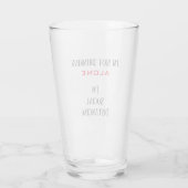 飲みおもしろい放題のコロナウイルス タンブラーグラス (裏面)