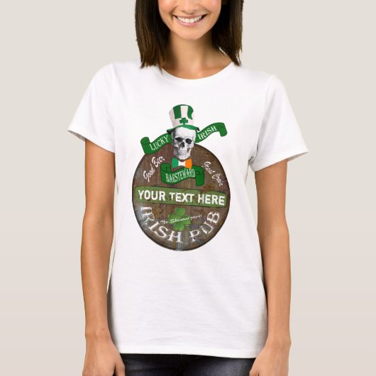 飲みおもしろい班St patricks Tシャツ (正面)