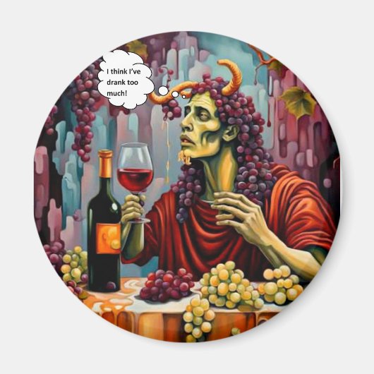 飲みすぎた マグネット (正面)