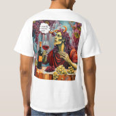 飲みすぎた Tシャツ (裏面)