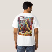飲みすぎた Tシャツ (裏面フル)
