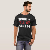 飲みたくなるまで飲んで Funny Couple Drinking Tシャツ (正面フル)